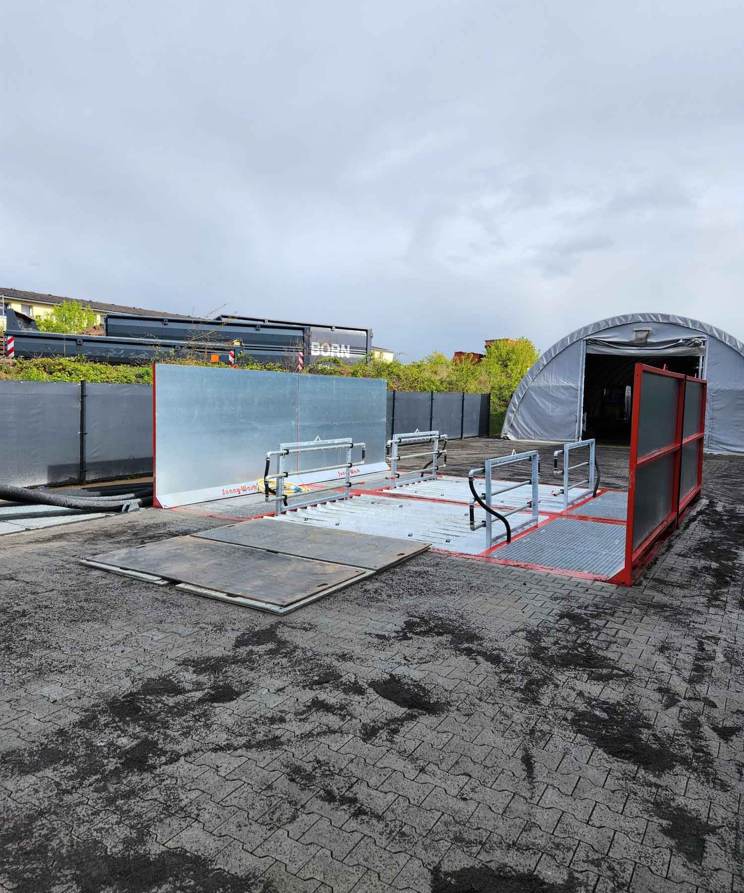 Demucking-Anlage eingebaut und im Einsatz