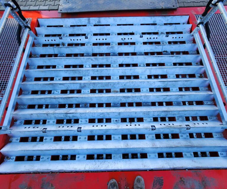 Fahrtstraße einer Demucking-Anlage