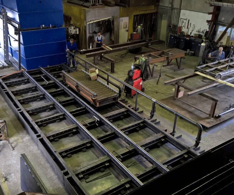 Sunny Wash Produktion von innen