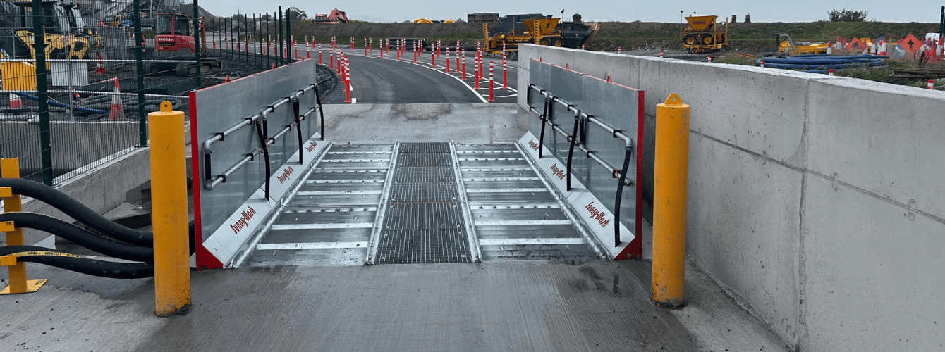 6 Meter REGULAR-wash Reifenwaschanlage im Einsatz