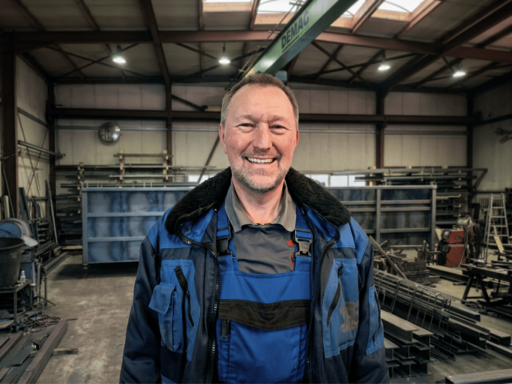 Reiner Henschel in der Sunny Wash Produktion