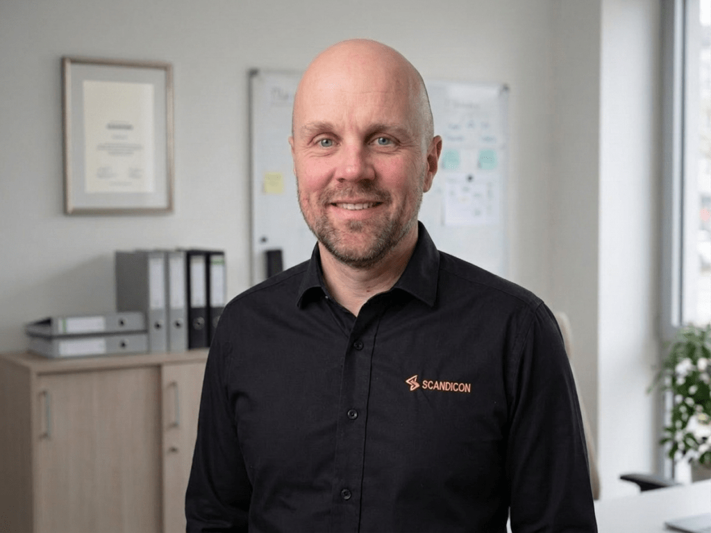 Samuel Lundberg im Sunny Wash Büro